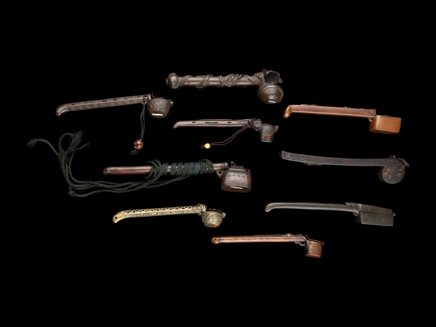 Nine Japanese 'Animal' Portable Writing Sets, Yatate