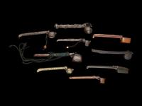 Nine Japanese 'Animal' Portable Writing Sets, Yatate