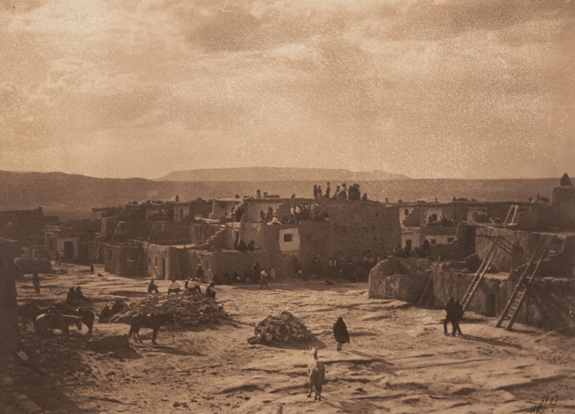 Edward S. Curtis (1868-1952) A Feast Day at Acoma, 1904