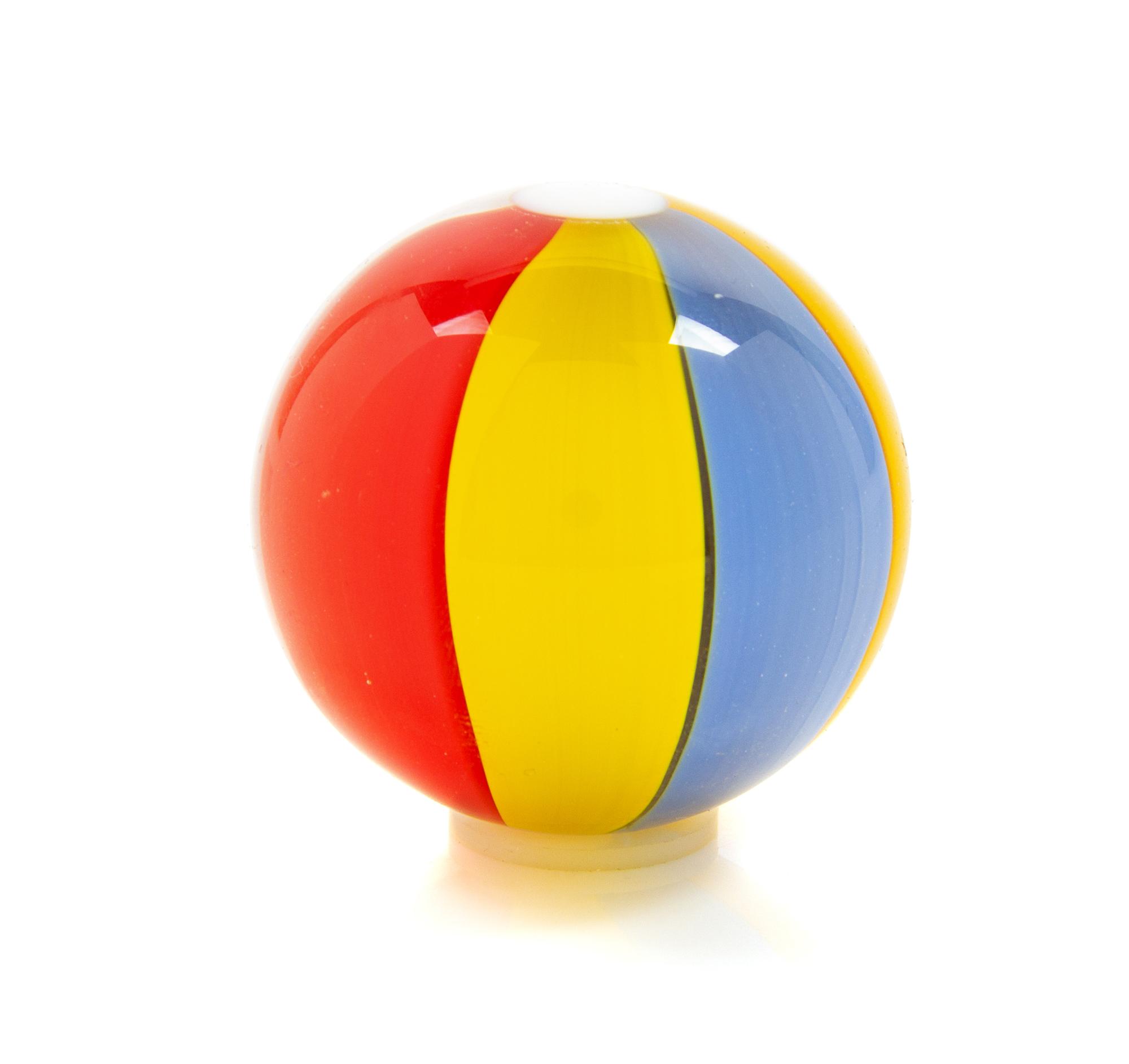 Art Glass Marble, 20th Century, Beachball Form