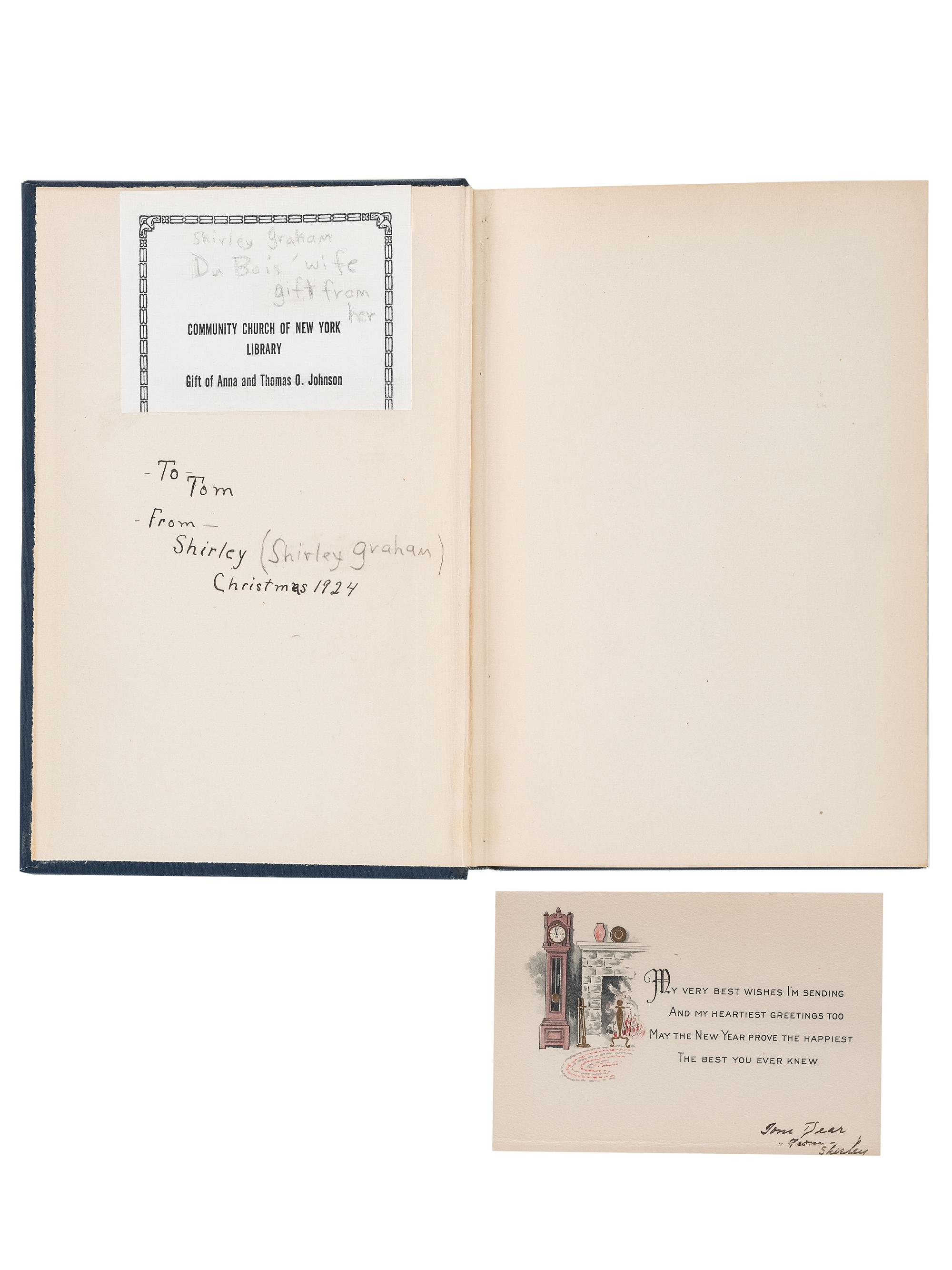 [DU BOIS, William Edward Burghardt (1867-1963)]. The Gift of Black Folk. Boston: The Stratford Co., 1924.