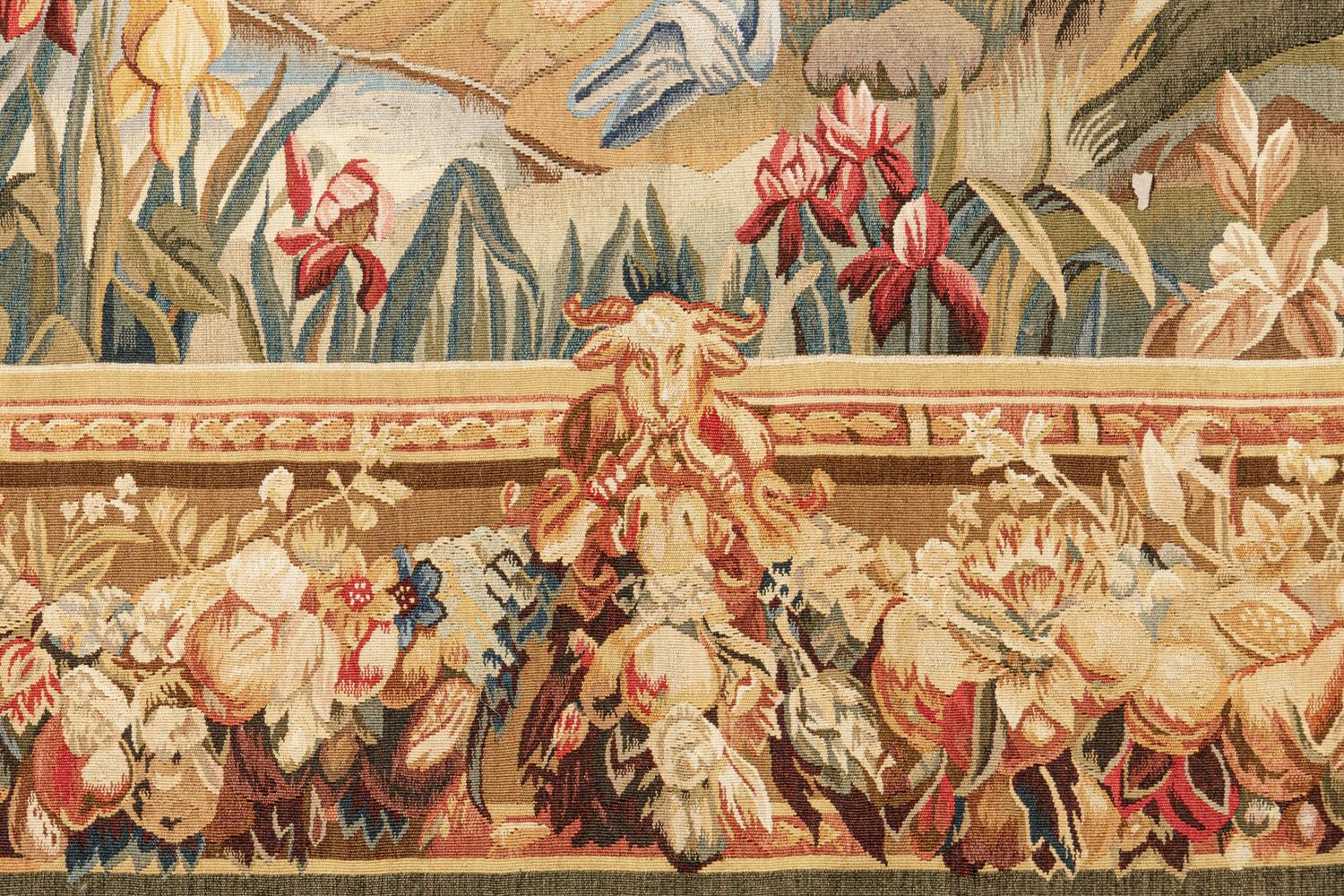 A Continental Wool Tapestry