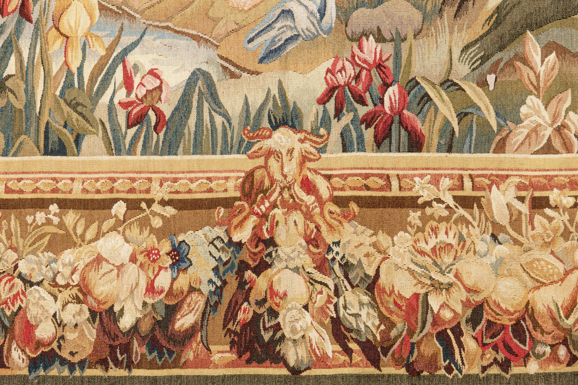 A Continental Wool Tapestry