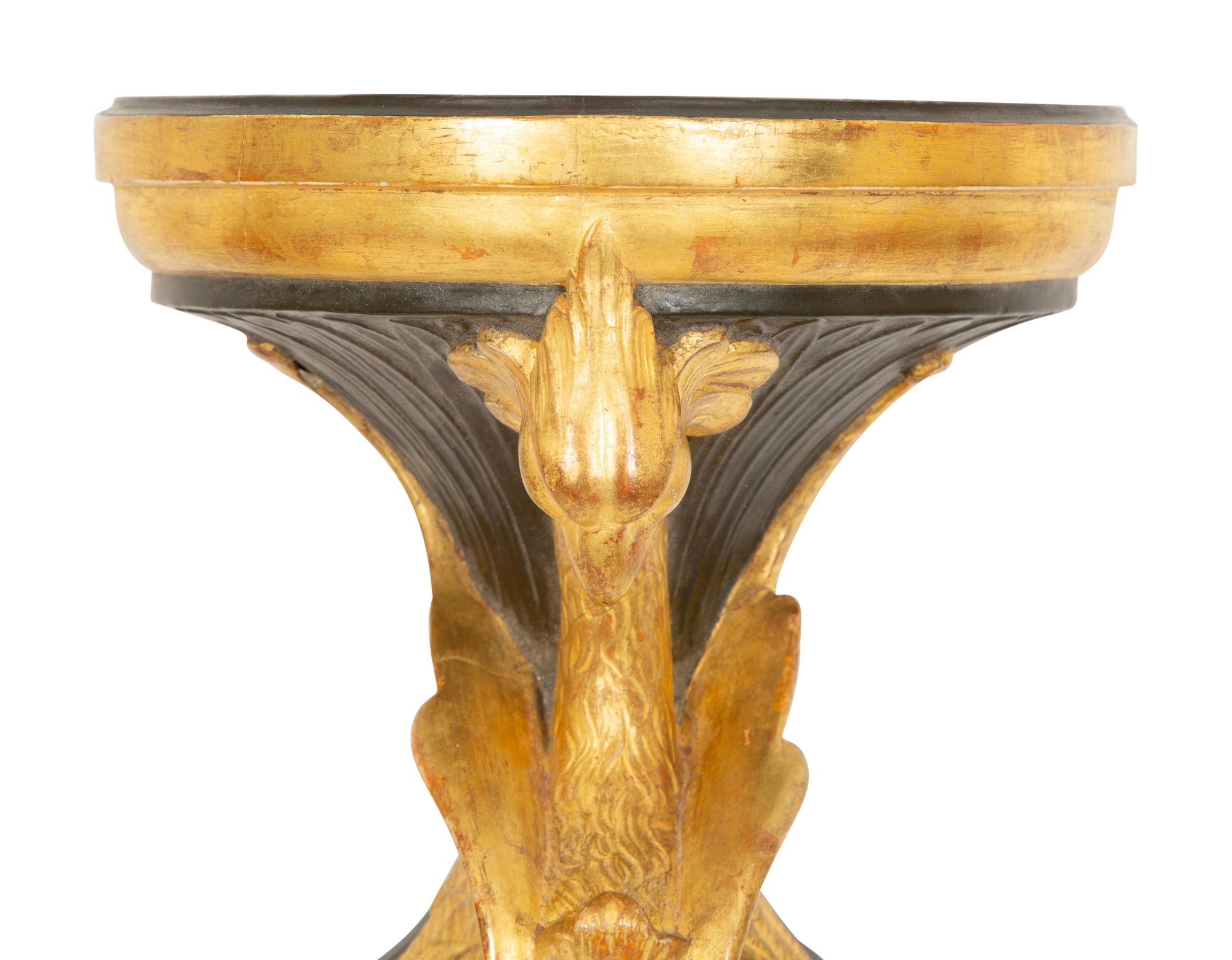 Two Regency Carved Giltwood Articles