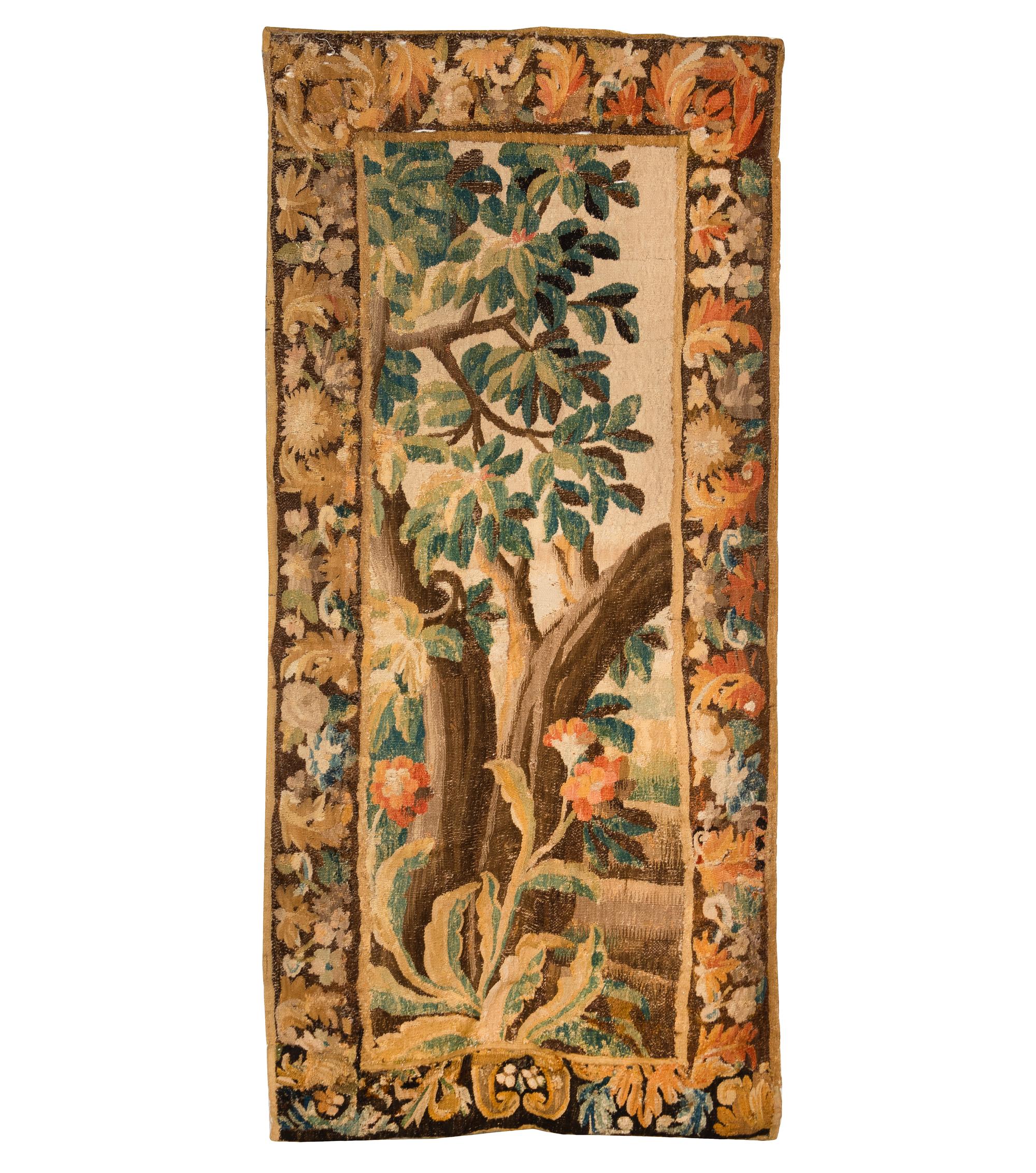 A French Wool Tapestry Fragment