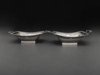 A Pair of American Silver Serving Bowls
