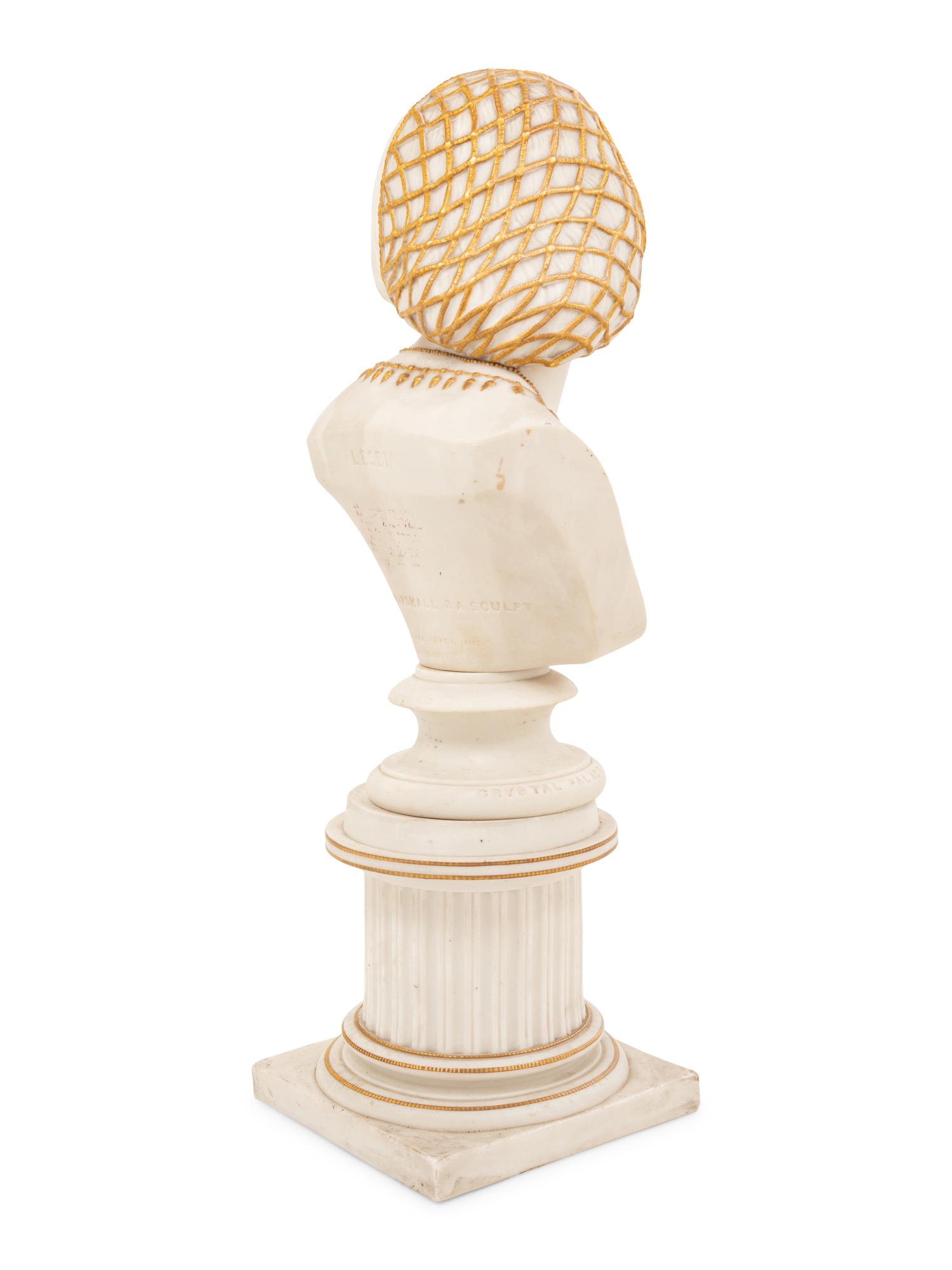 A Copeland Parian Ware Bust of Lesbia