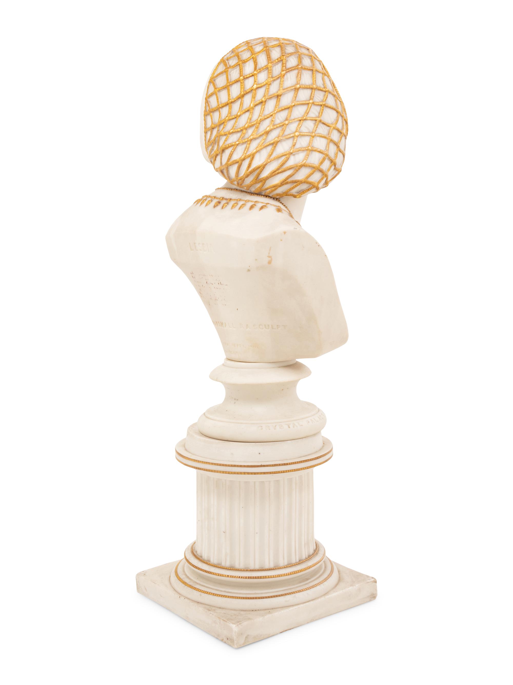 A Copeland Parian Ware Bust of Lesbia