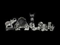 Ten Glass Figurines