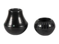 Blackware Pottery Jars
