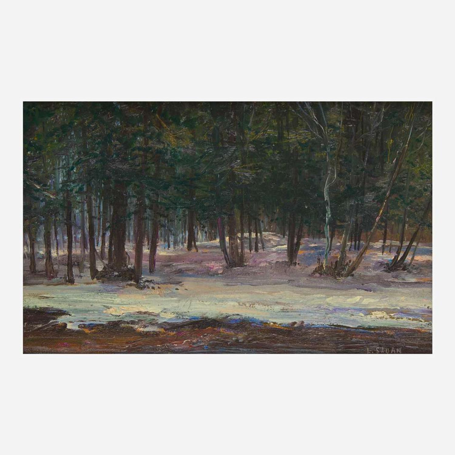 Louis B. Sloan (American, 1932-2008) Landscape