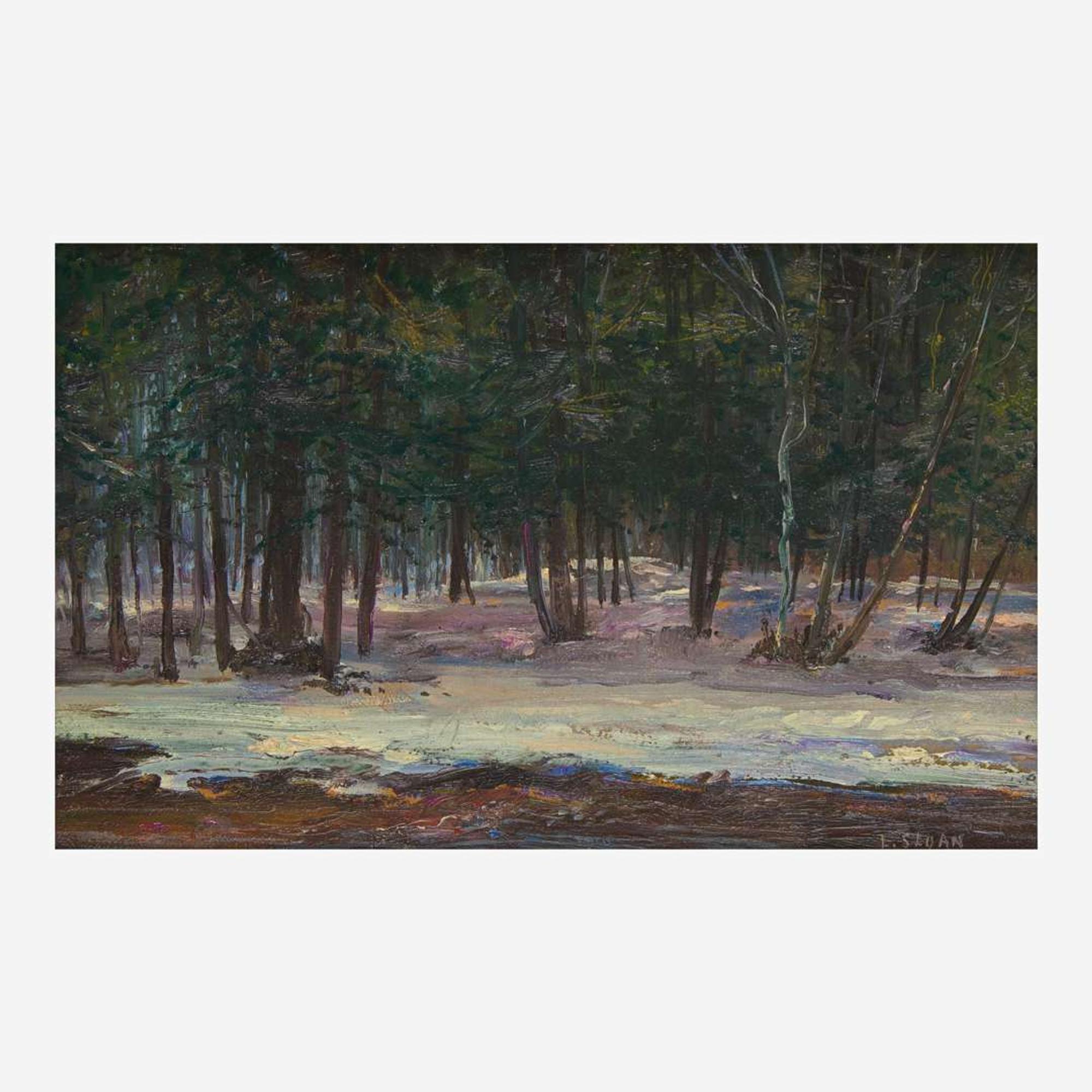 Louis B. Sloan (American, 1932-2008) Landscape