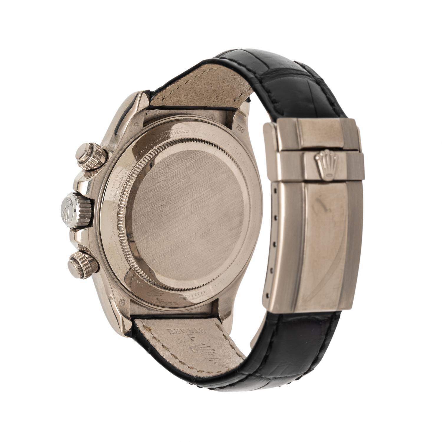 Rolex, Ref. 116519, 18K White Gold 'Daytona' Chronograph Watch with Meteorite Dial, with Box and Booklets