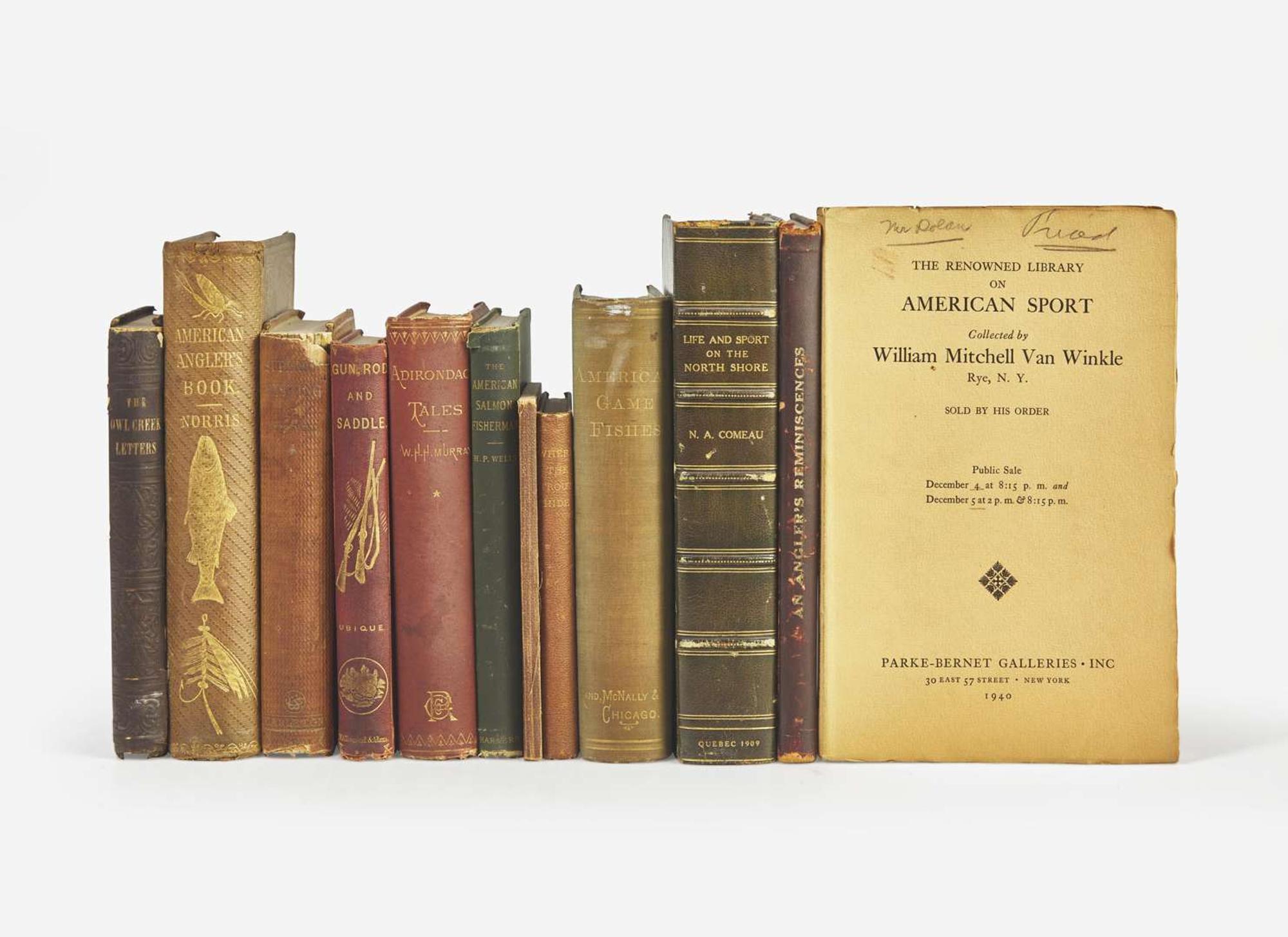 [Sporting] [Van Winkle, William Mitchell] Group of 11 titles from the Sporting Library of William Mitchell Van Winkle