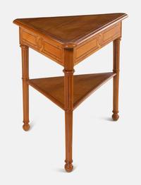 Two-Tier Triangular Table