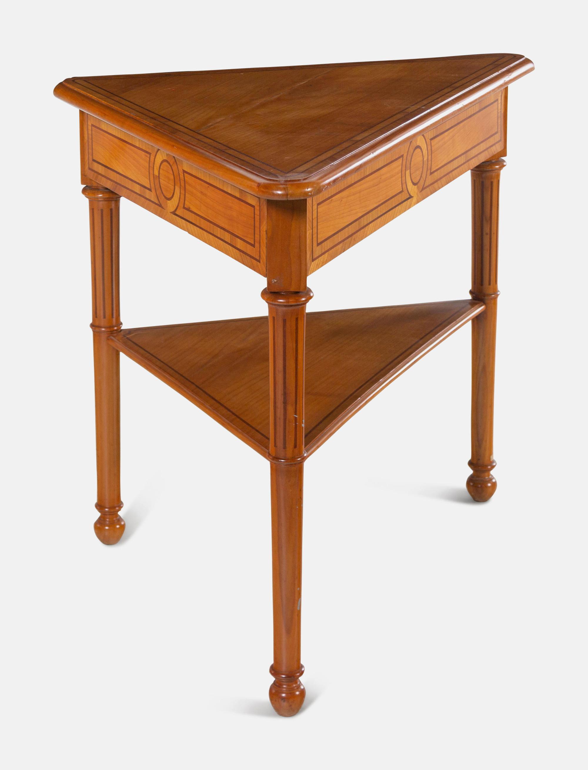 Two-Tier Triangular Table