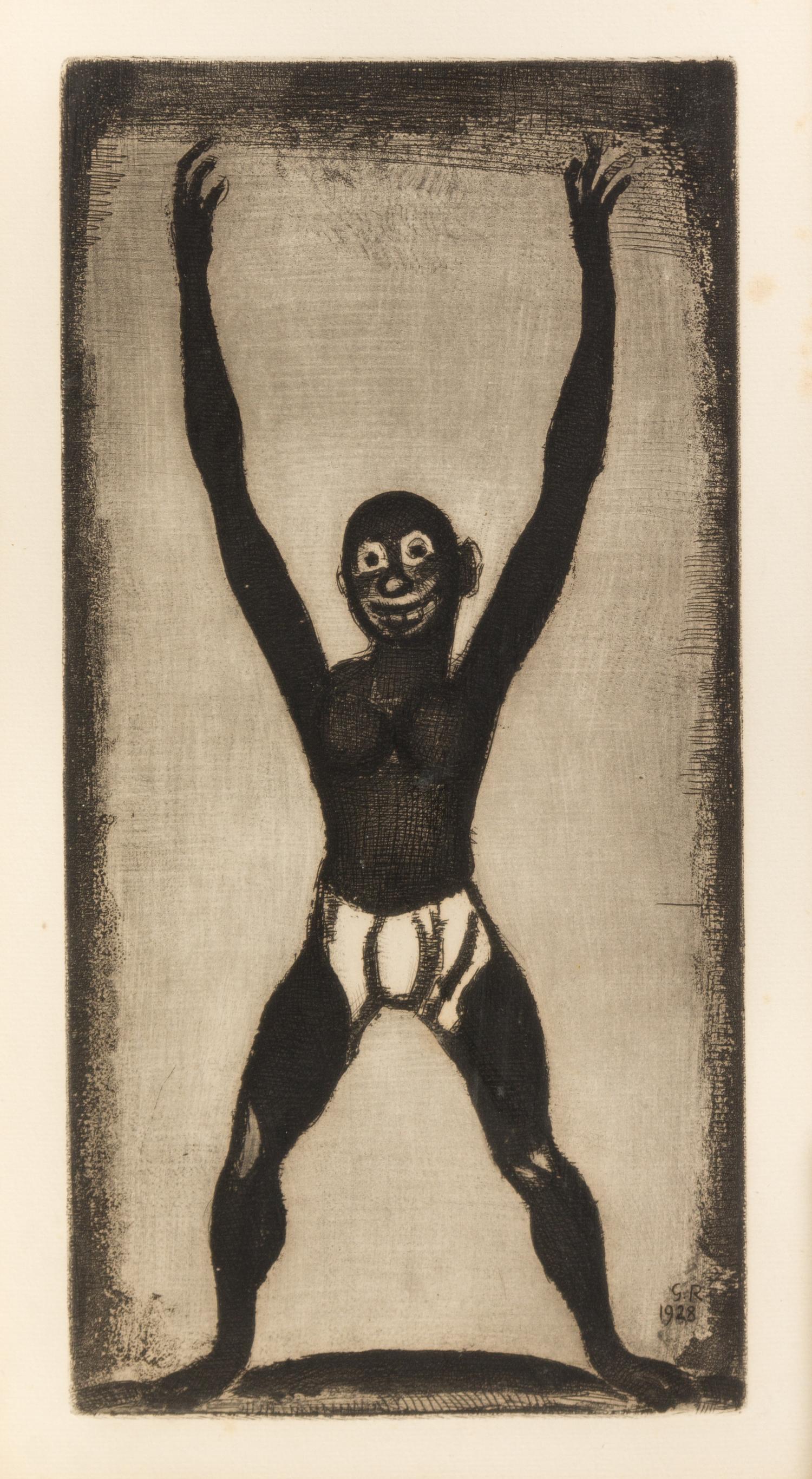 Georges Rouault, (French, 1871-1958), La negre (from Réincarnations du Père Ubu), 1928