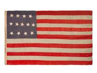 [FLAGS]. 13-star American flag. Ca late 19th-early 20th century.