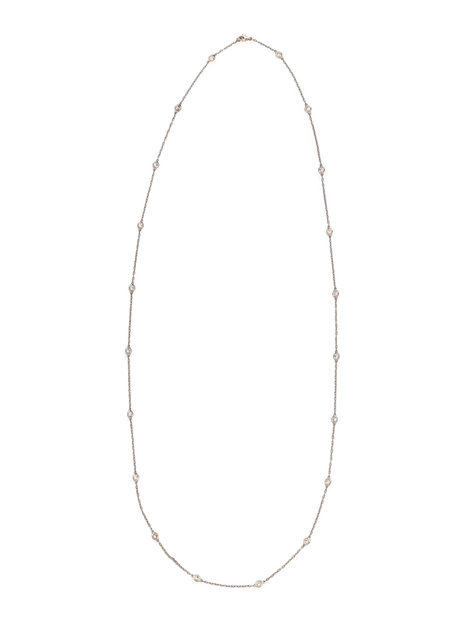 DIAMOND STATION NECKLACE