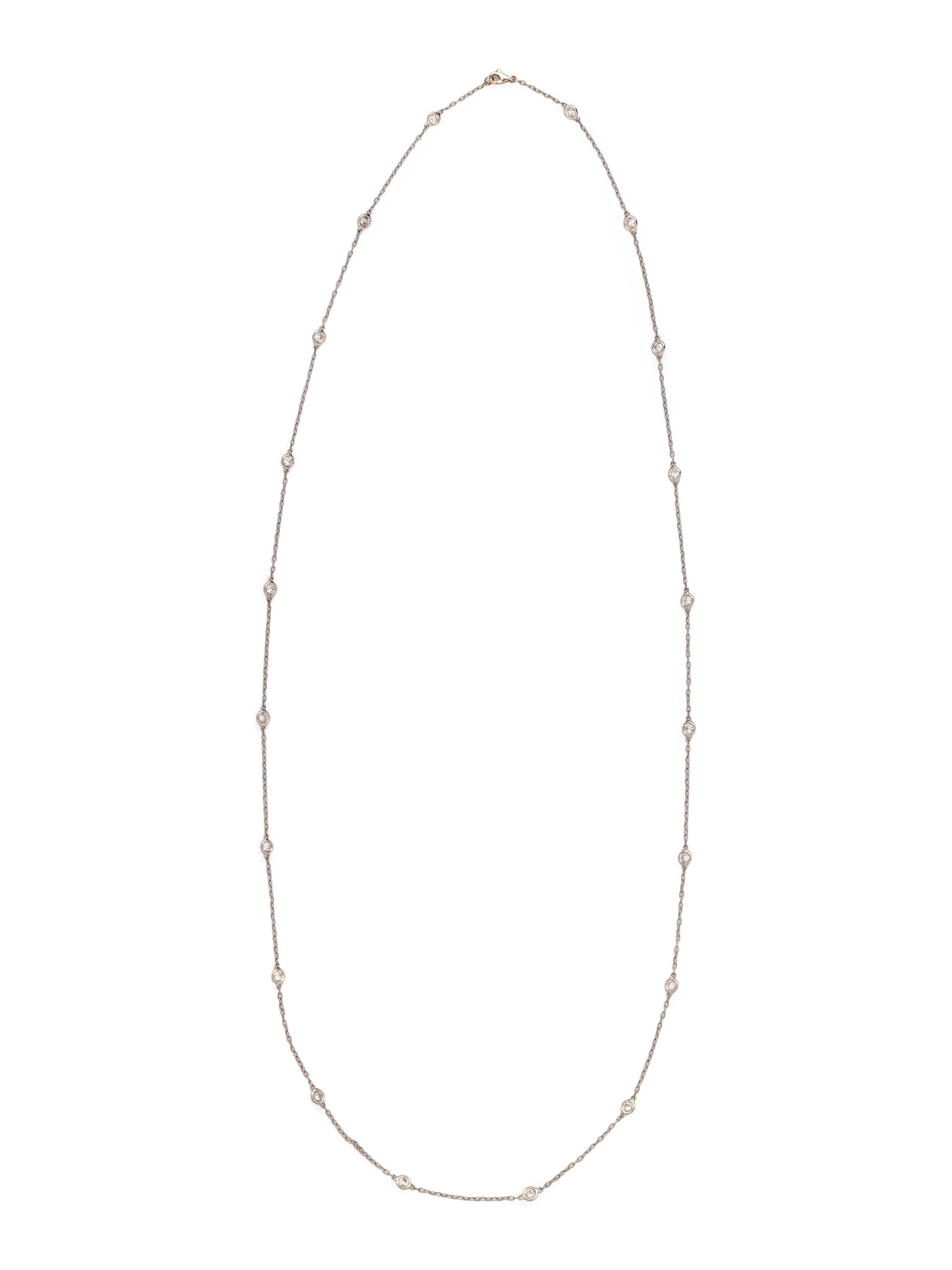 DIAMOND STATION NECKLACE