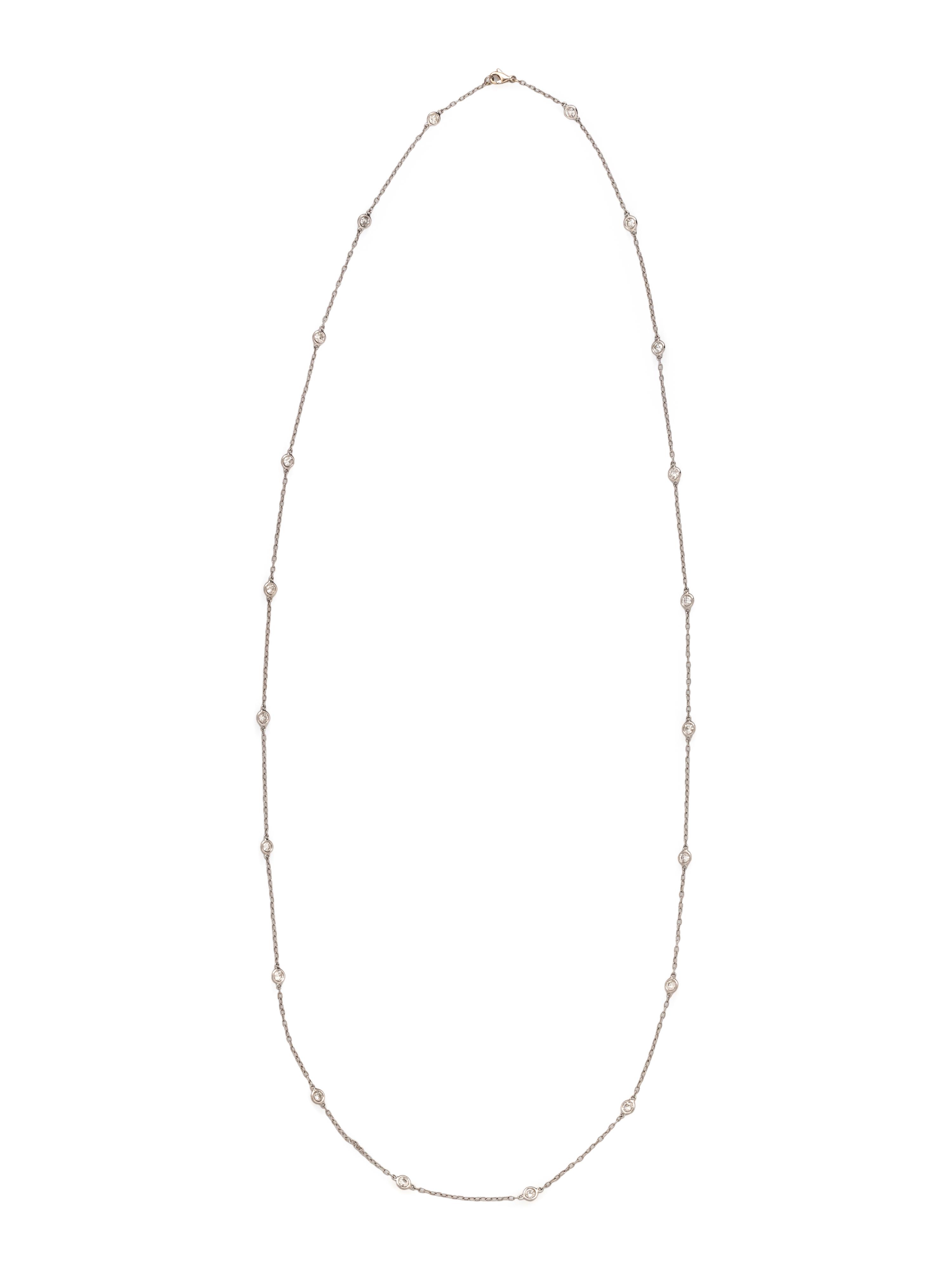 DIAMOND STATION NECKLACE