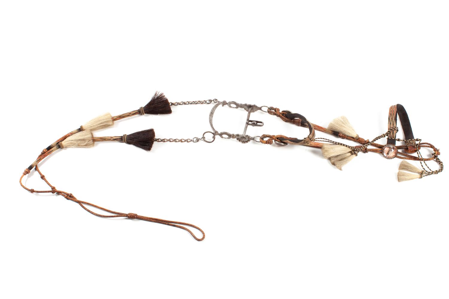 Prison Made Hitched Horse Hair Bridle