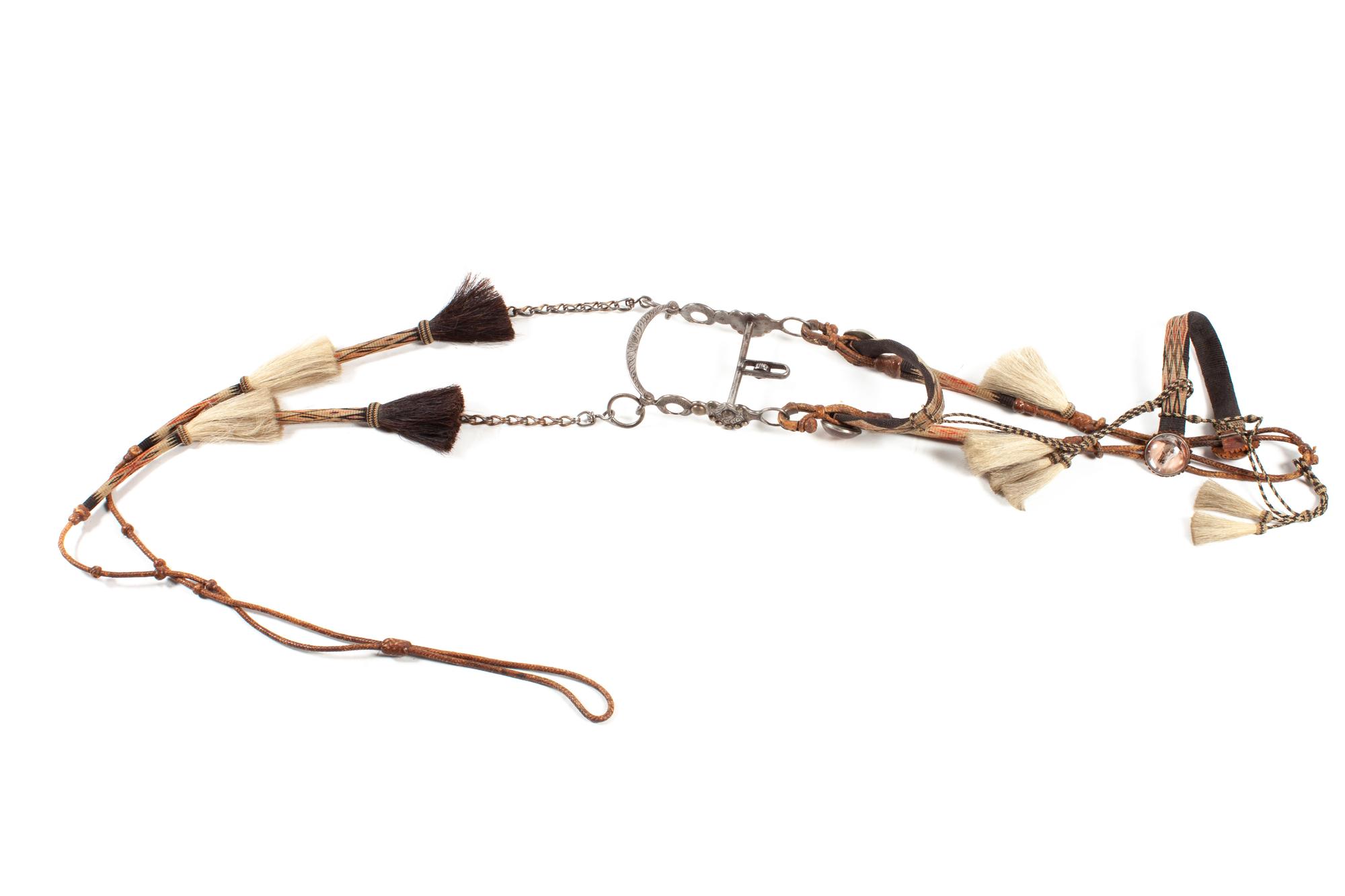 Prison Made Hitched Horse Hair Bridle