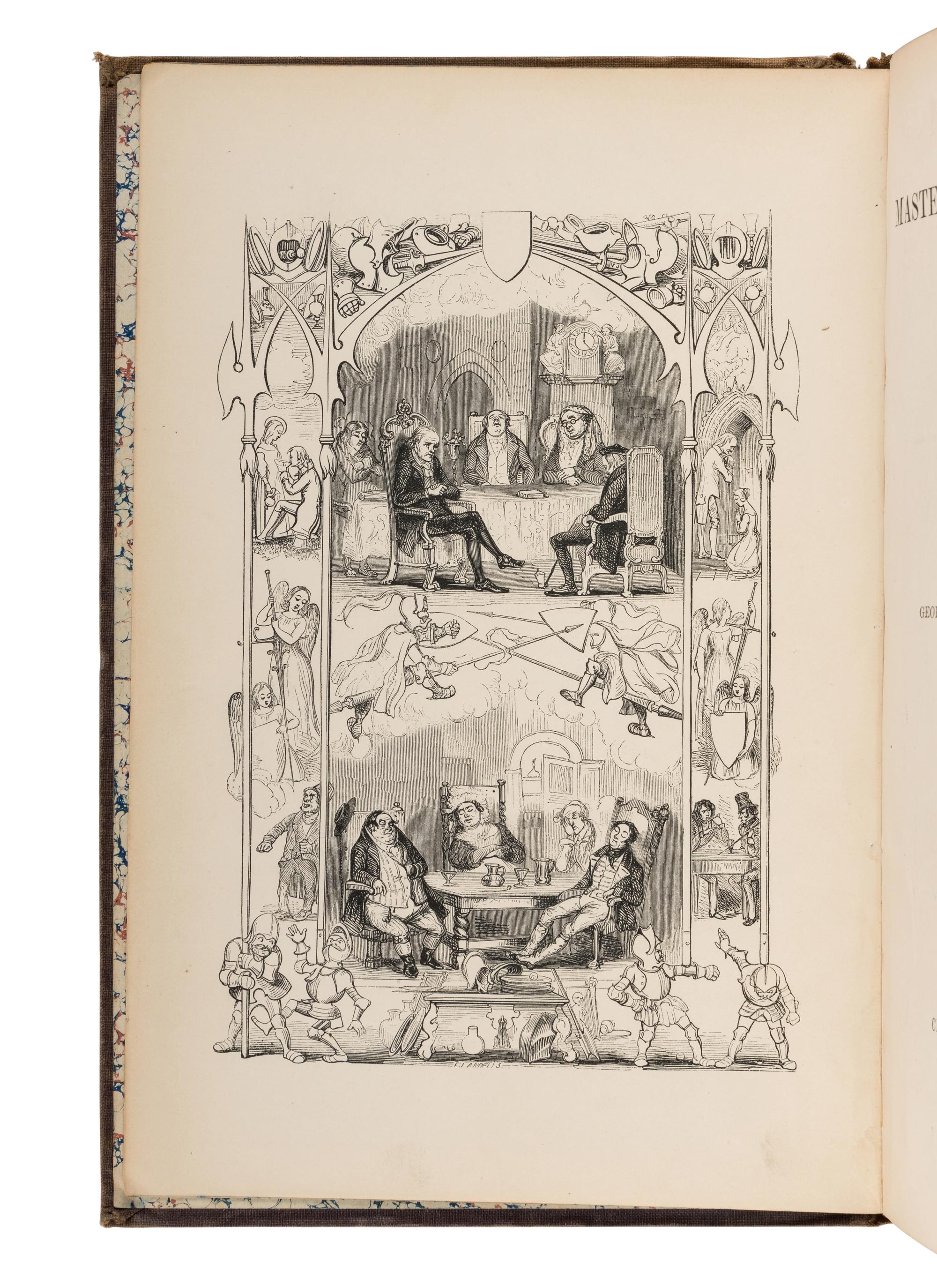 DICKENS, Charles (1812-1870). Master Humphrey's Clock . London: Chapman and Hall, 1840-1841.
