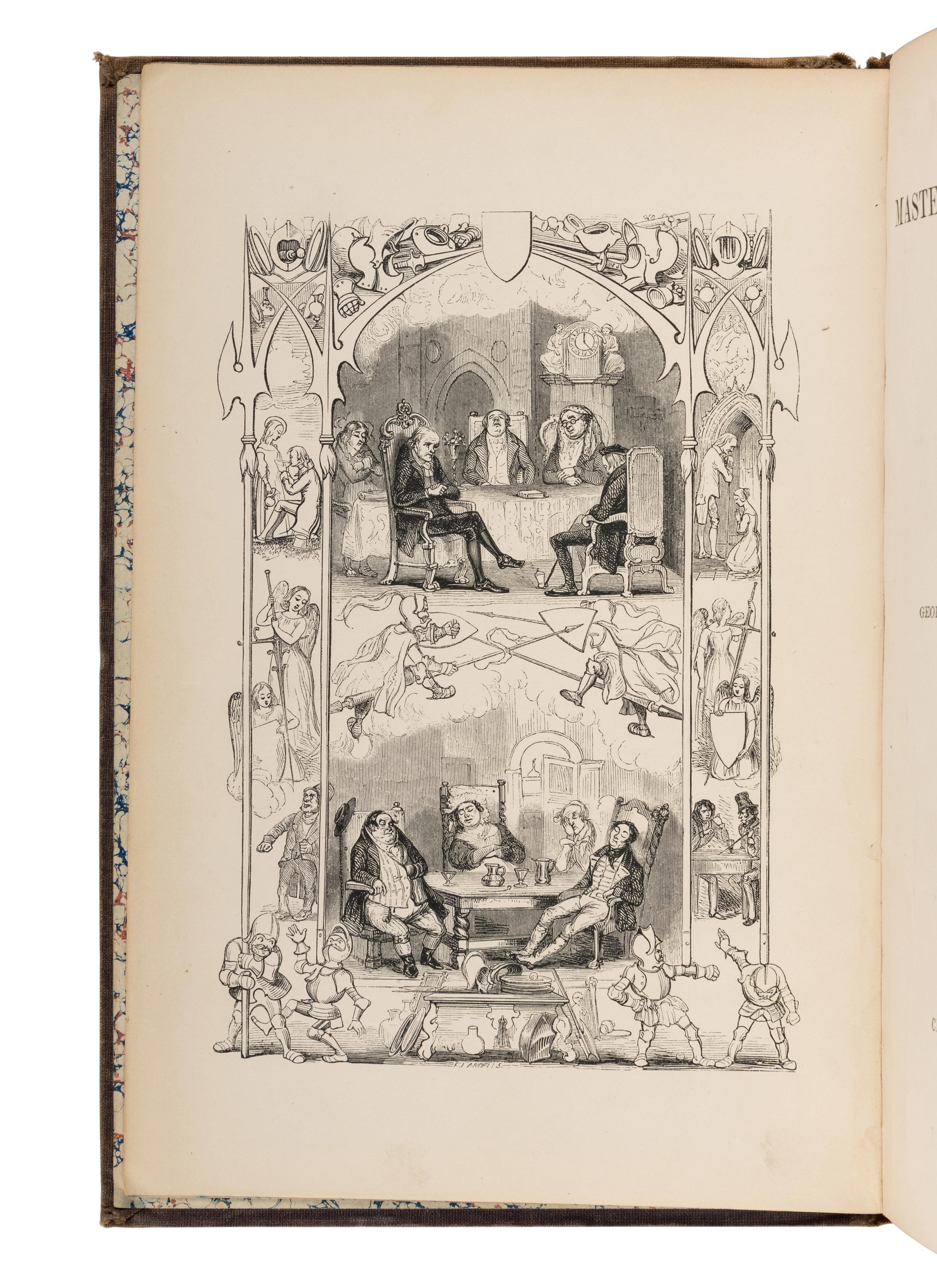 DICKENS, Charles (1812-1870). Master Humphrey's Clock . London: Chapman and Hall, 1840-1841.