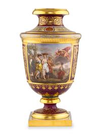 A Vienna Porcelain Urn