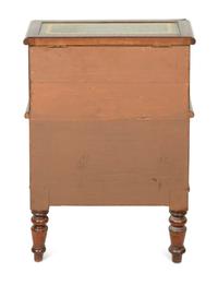 A Set of Late William IV Mahogany Bed Steps