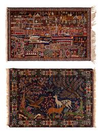 Two Afghan Wool Rugs