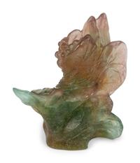 A Daum Pâte de Verre Candlestick