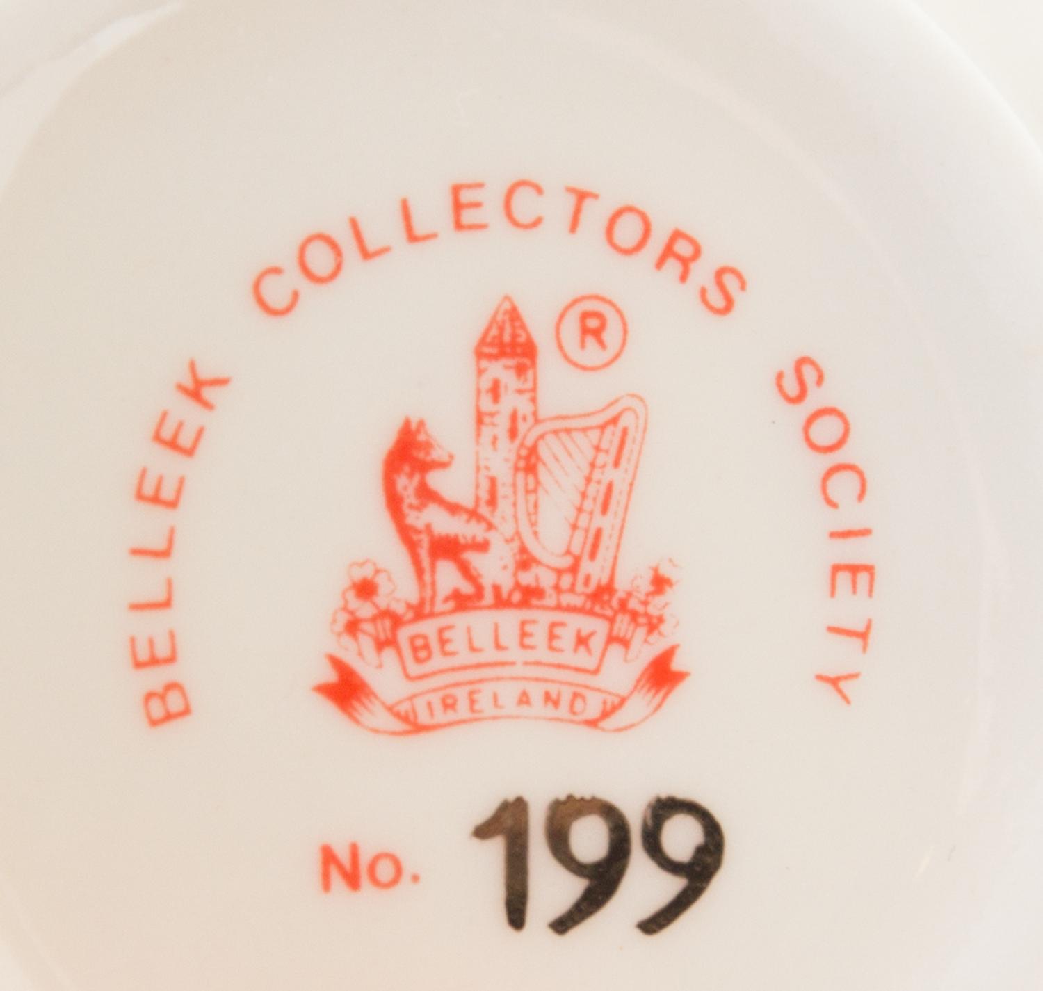 A Belleek Chinese Tea Service Width of teapot 9 1/2 inches. — BELLEEK COLLECTOR'S SOCIETY MARK