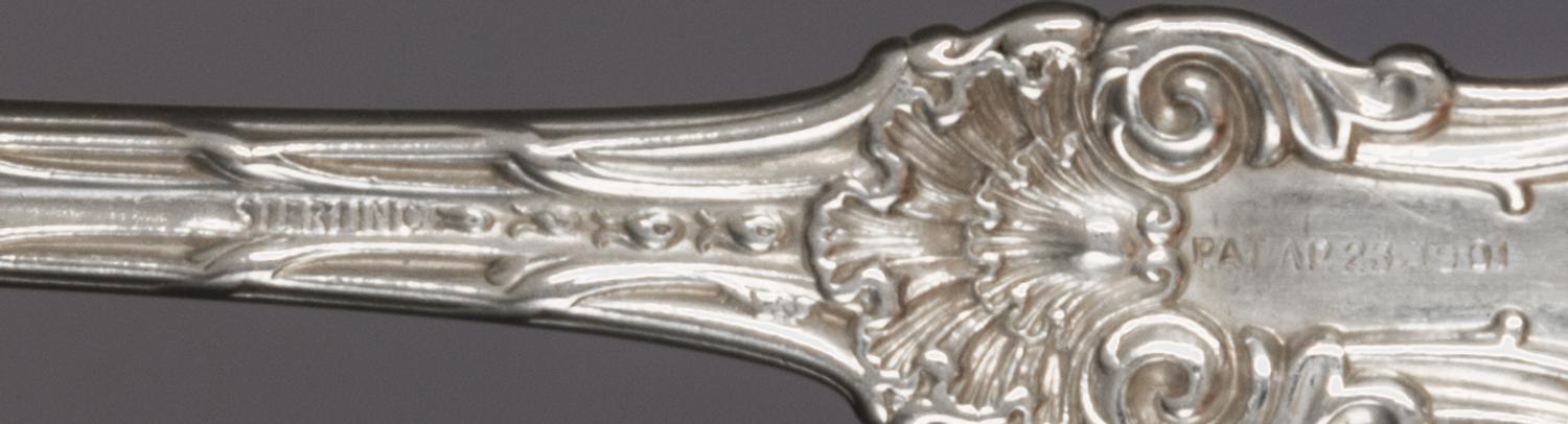 An American Silver Flatware Service, Whiting Mfg. Co., New York, NY, King Edward pattern, comprising: 12 dinner forks 12 luncheon forks