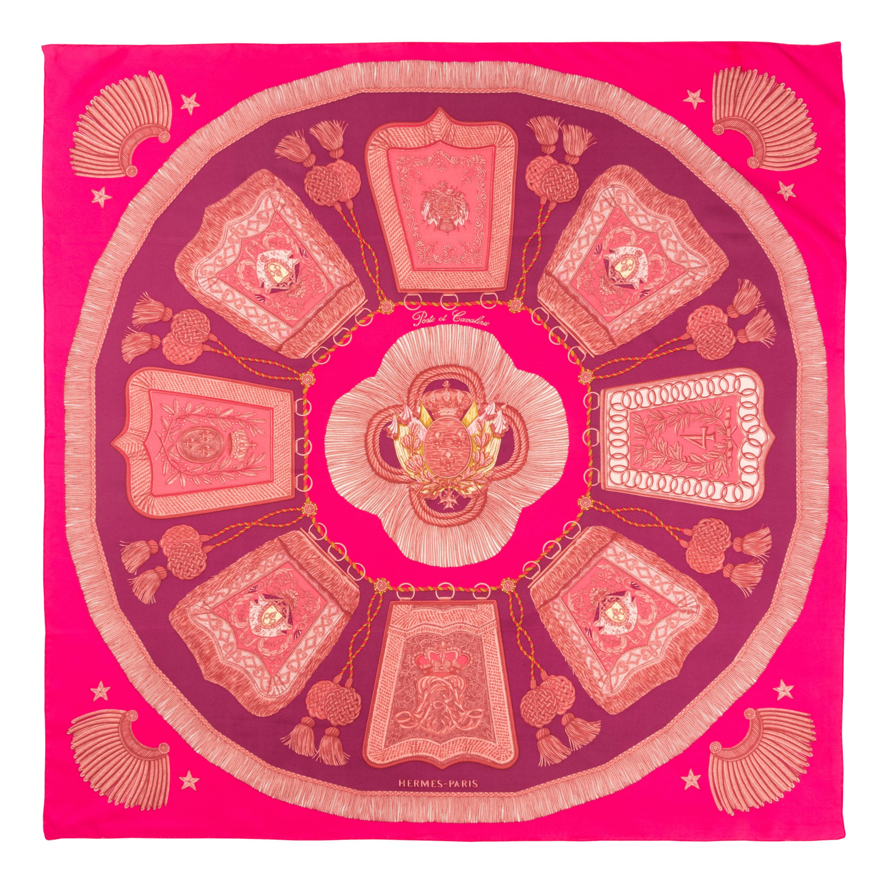 Three Hermès 90cm Silk Scarves