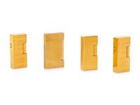 A Group of Four Dunhill Gilt Metal Lighters