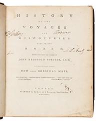 FORSTER, Johann Reinhold (1729-1798). History of the Voyages and Discoveries Made in the North . London: for G.G.J. and J. Robinson, 1786.