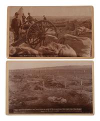 CROSS, W.R. (1839-1907), photographer. Five boudoir photographs of Pine Ridge Agency, incl. views taken in the aftermath of Wounded Knee. Ca 1890-1891.