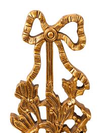 A Set of Four French Giltwood Trophy Appliqués