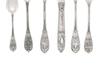 A French Silver Flatware Service