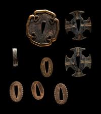 A Set of Sword Fittings and Scabbard for A Tachi