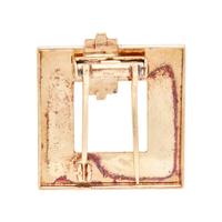 TIFFANY & CO., RETRO, YELLOW GOLD BROOCH