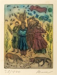 Collection of Six Etchings (from Haggadah Cycle )