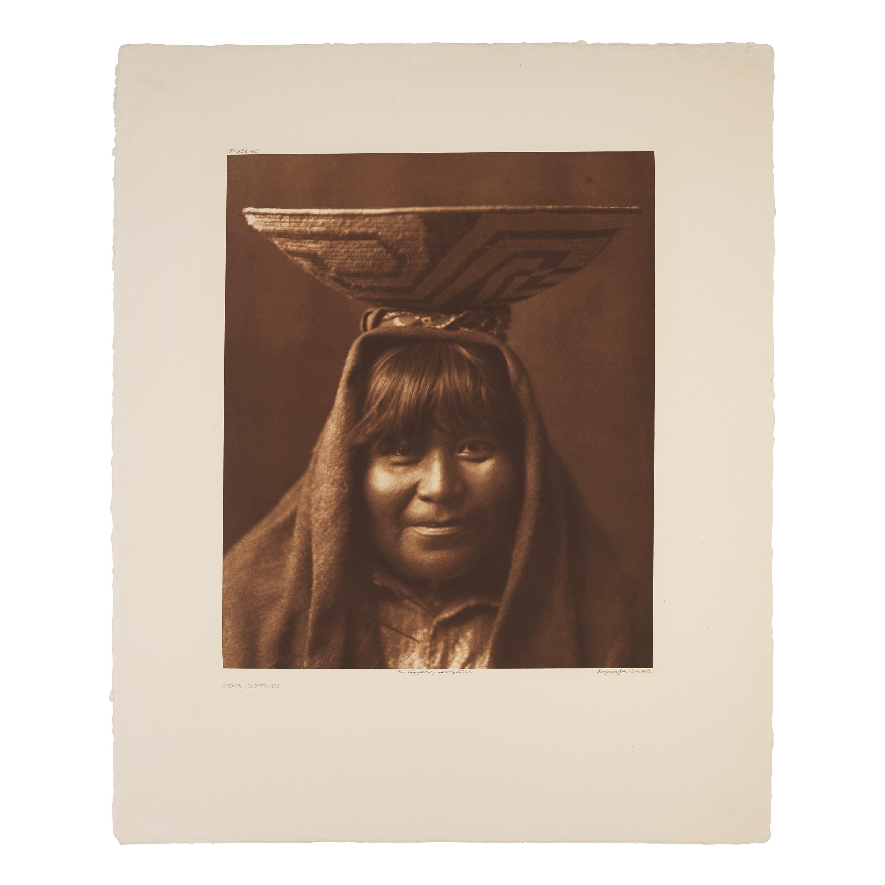 Edward Curtis (American, 1868-1952) — Pima Matron Plate 46
