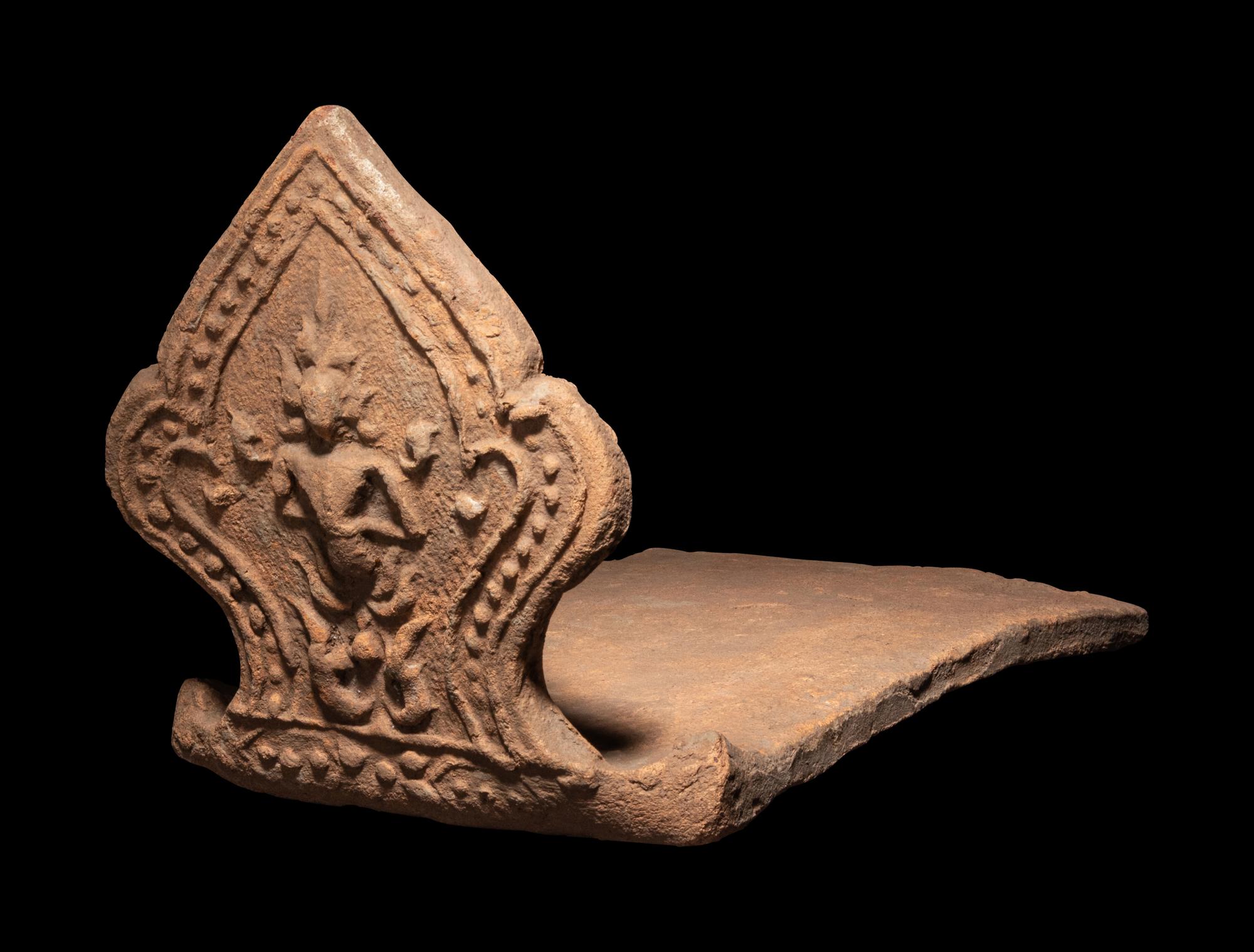 Four Thai Pottery 'Buddhist' Articles