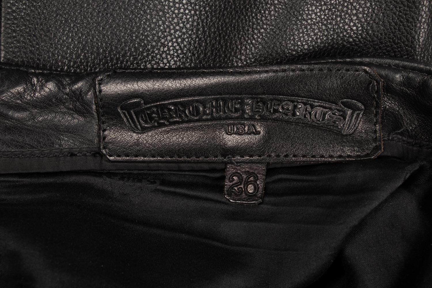 Chrome Hearts Leather Pants