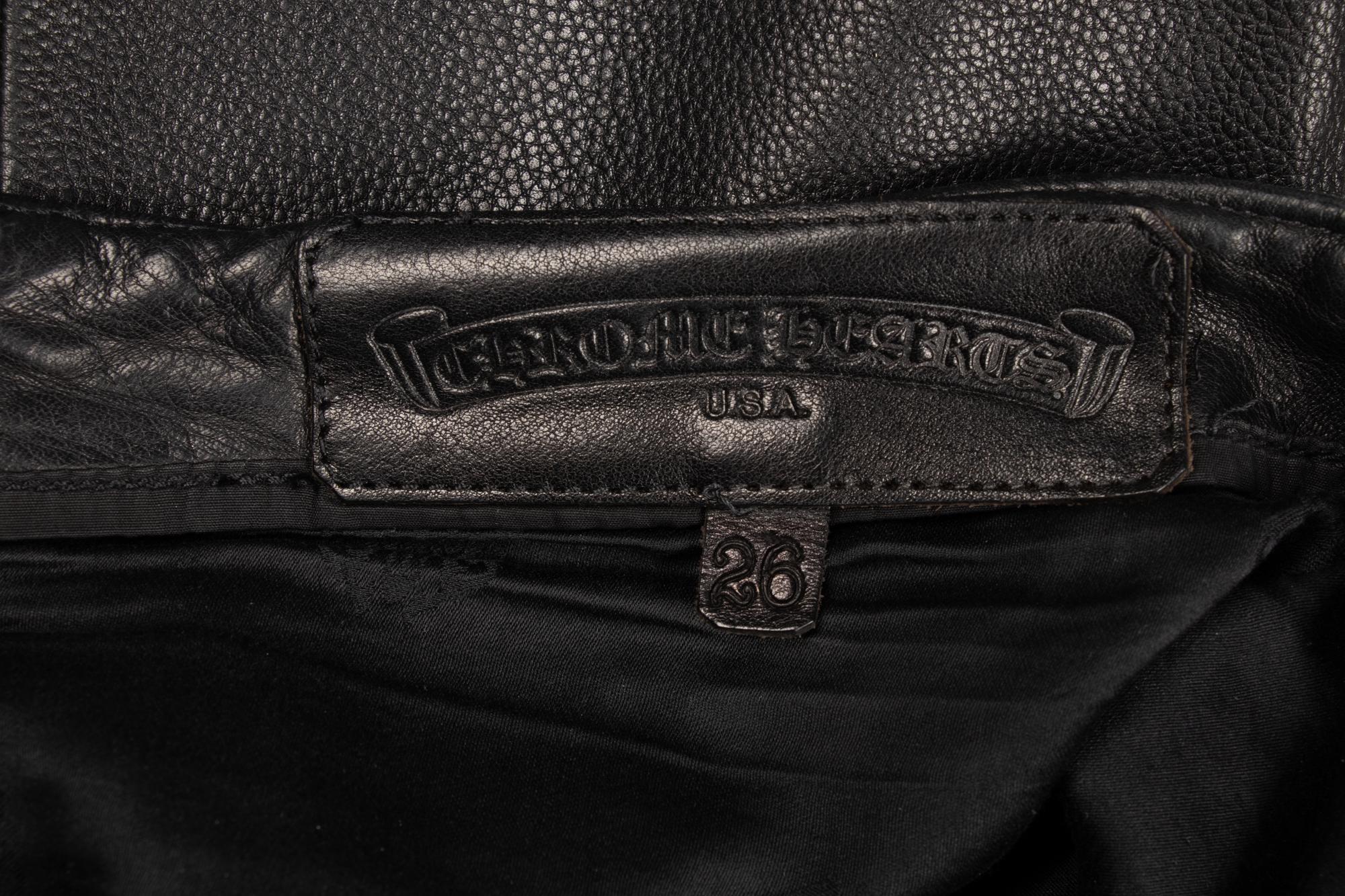 Chrome Hearts Leather Pants