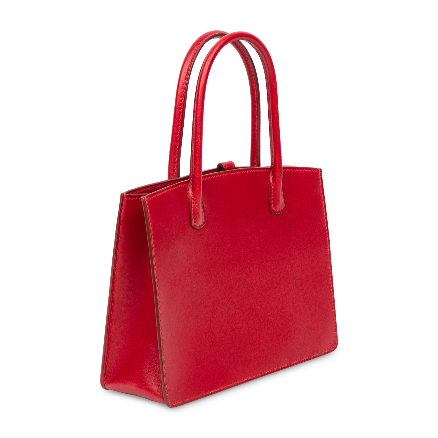HERMÈS, MINI 'WHITE BUS' TOTE