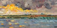 Attributed to Louis Valtat, (French, 1869-1952), Paysage Maritime